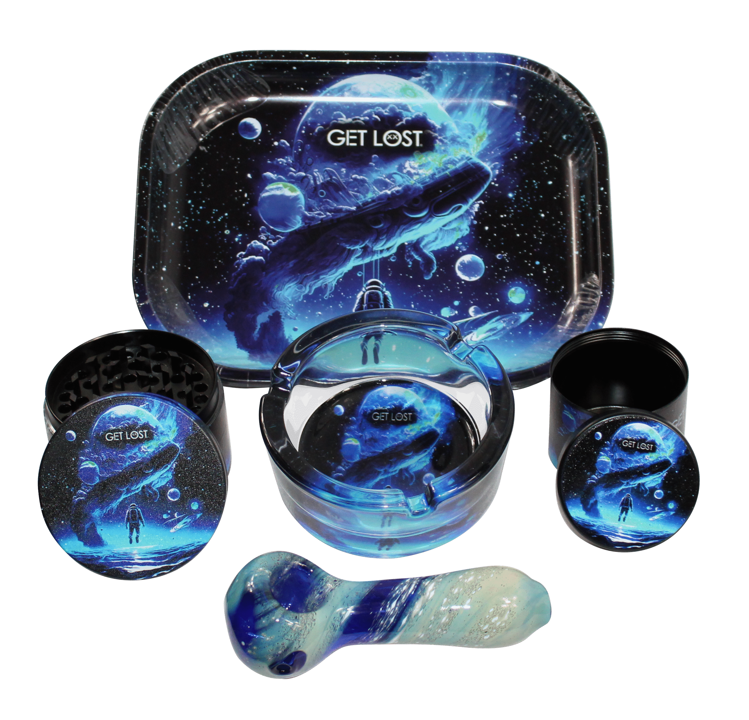 HP-GS-007 Get Lost Hand Pipe Gift Set – 5 in 1 (Get Lost World)