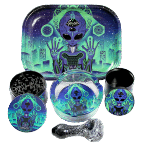 HP-GS-008 Get Lost Hand Pipe Gift Set – 5 in 1 (Purple Alien)