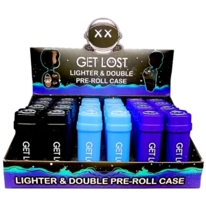 LDPRC-001 - Get Lost Lighter & Double Pre-Roll Case (24 Count)