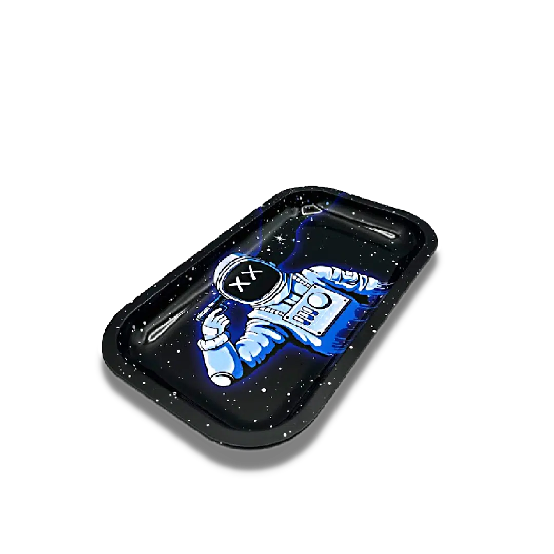 RT-3D-004 – Get Lost Rolling Tray with 3D Magnetic Lid – (Astronaut Suicide)