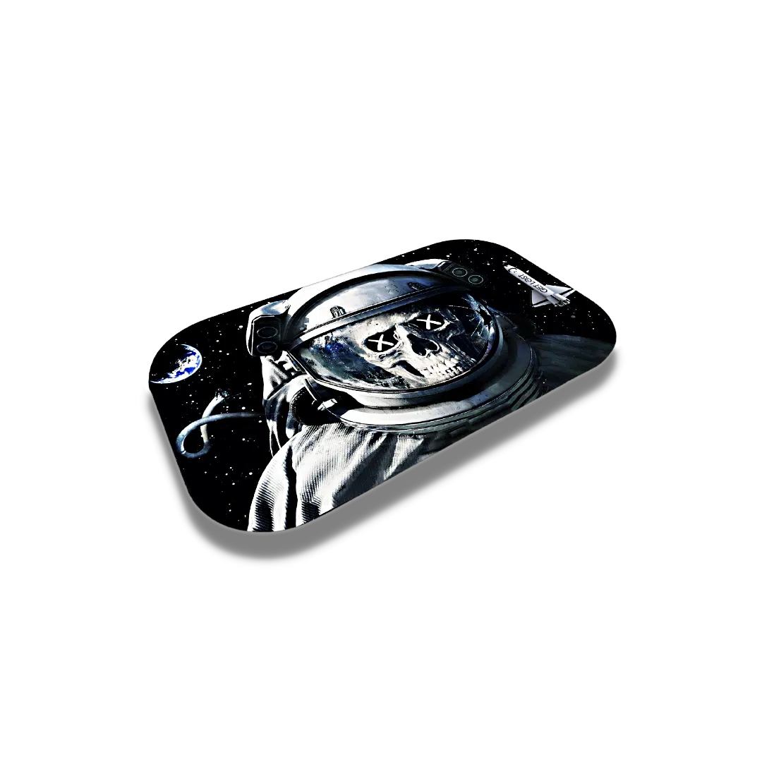 RT-3D-005 - Get Lost Rolling Tray with 3D Magnetic Lid - (Astronaut Skull Face) - Image 4