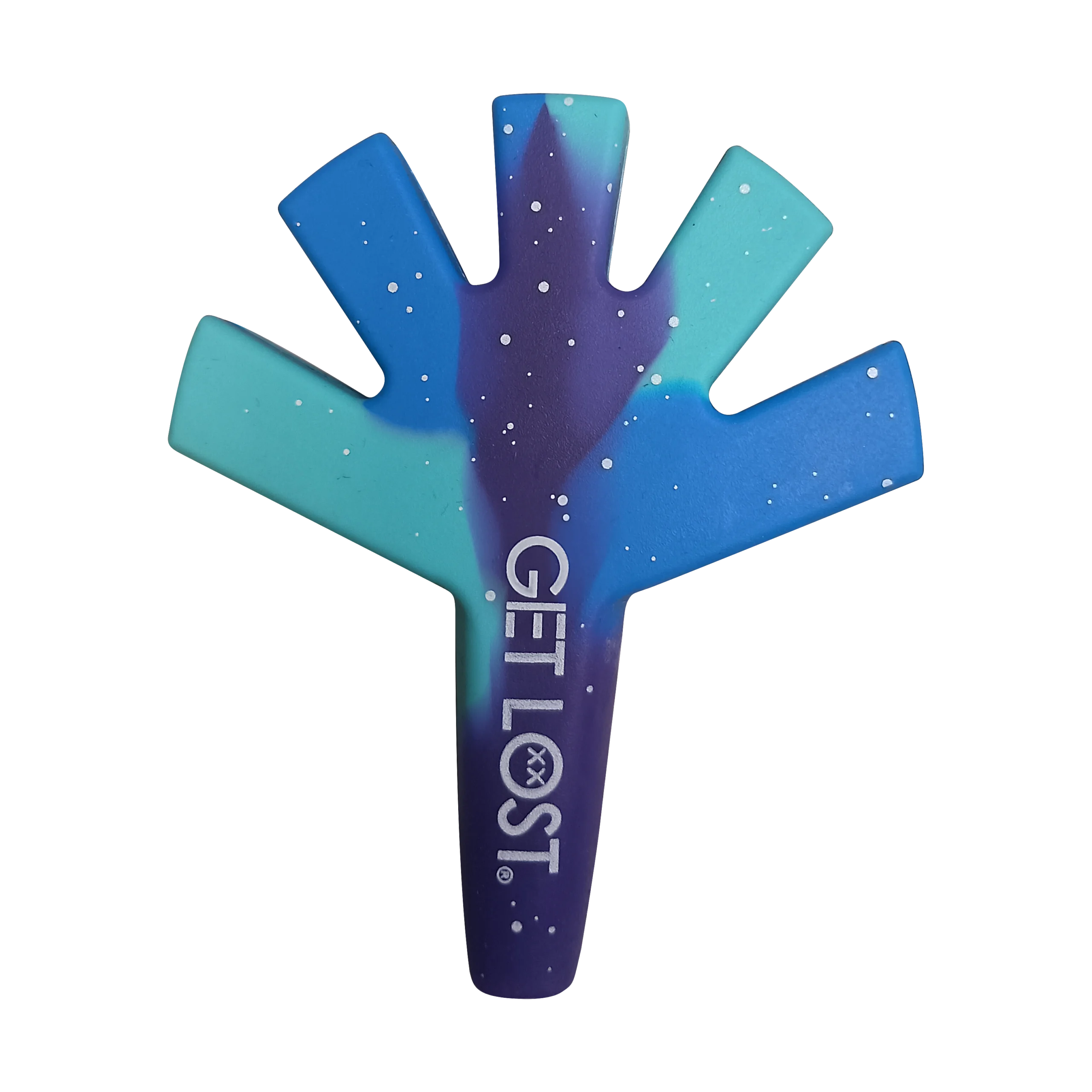 5JH-CLR-002 – Get Lost Silicone Joint Holder – Dual-Use 5-Joint Adapter (Colorful)