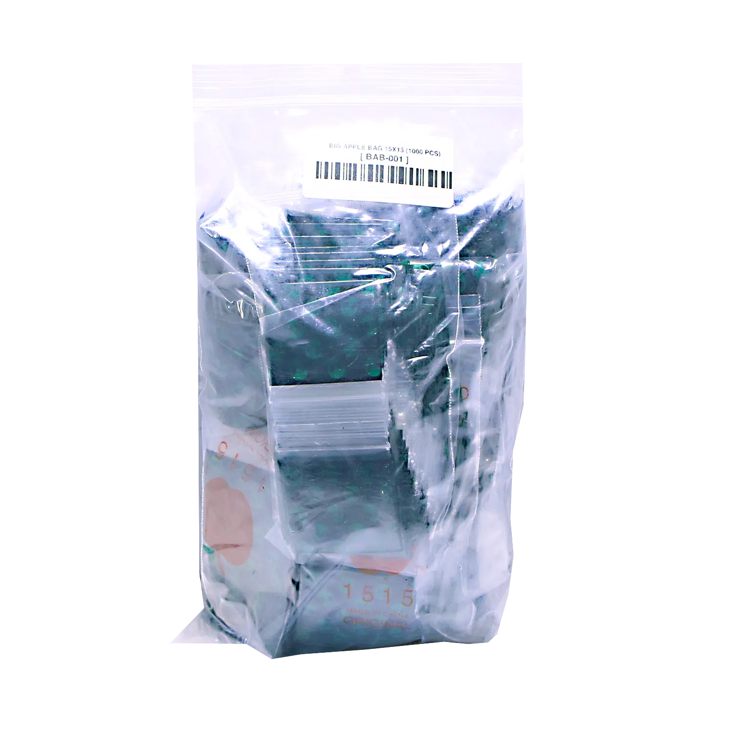 BAB-001 Apple Bag 15x15 (1000 Count) Green Alien - Image 2