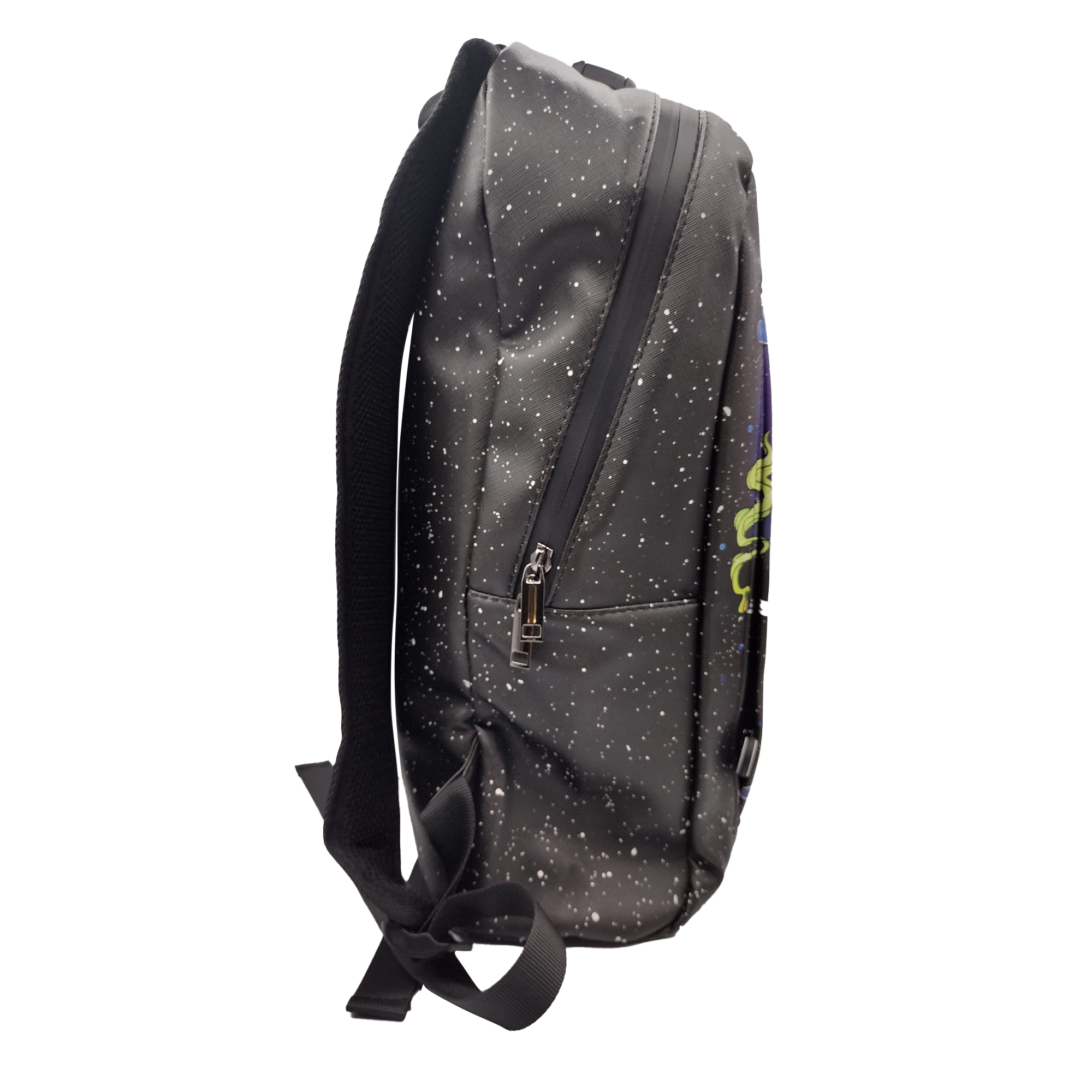 BP-SL-018 Premium Saffiano Smell Proof Backpack (Black Squares) - Image 5