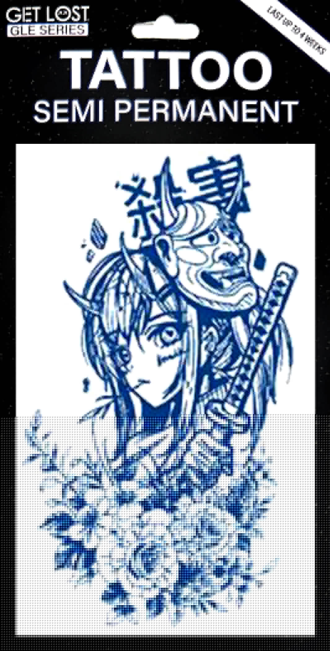 GLE-068 Semi Permanent Tattoo 4.25″x7″