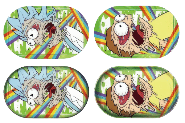 MTL036-3D Mini Tray With Lid - Scary Rick and Morty