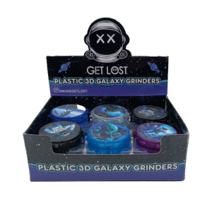 PG3DG-6PK-001 Plastic 3D Galaxy Grinder (67mm) (12 Count) Set1