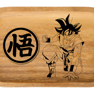 WT009_Wooden Tray - Dragon Ball Z 11"x7"x1"