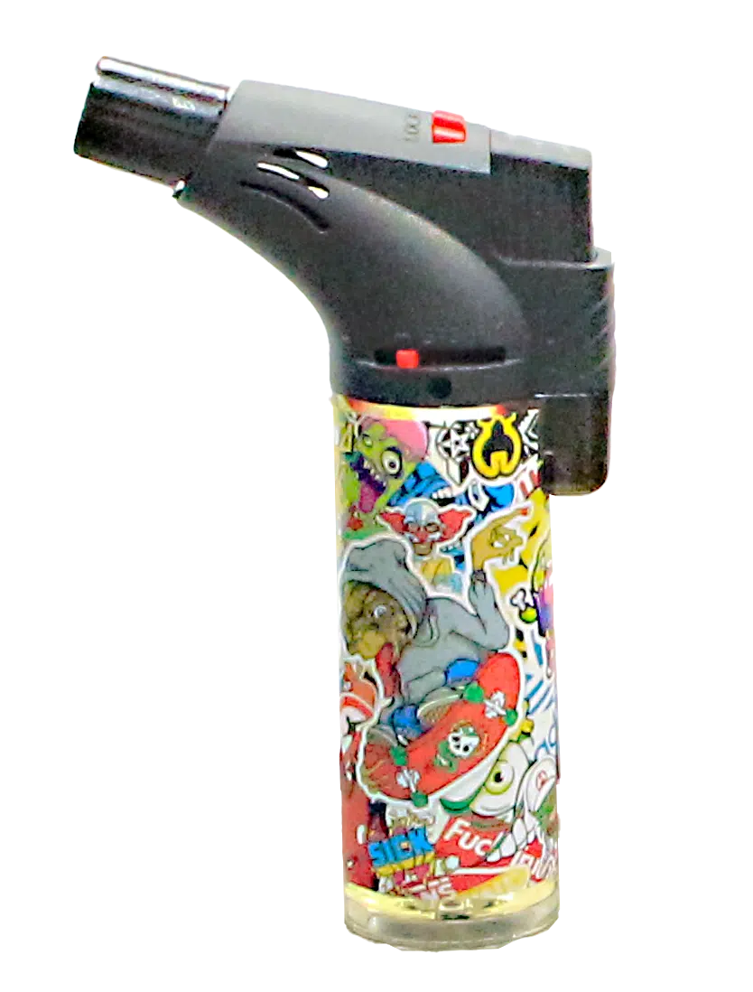 00139-49R Angle Regular Torch Lighters - (15 Count) Assorted Cartoons - Image 10