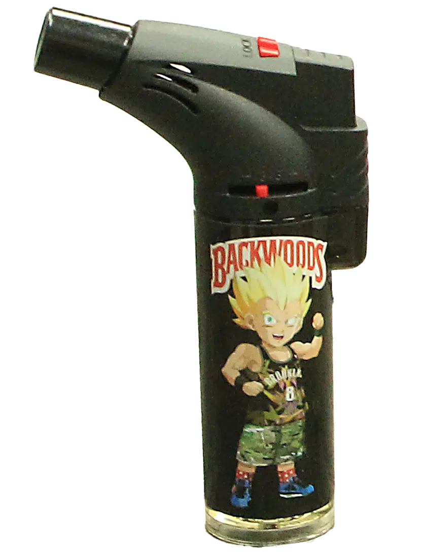 00139-BAGK1 Angle Regular Torch Lighters - (15 Count) Backwoods Dragon Ballz Goku - Image 7