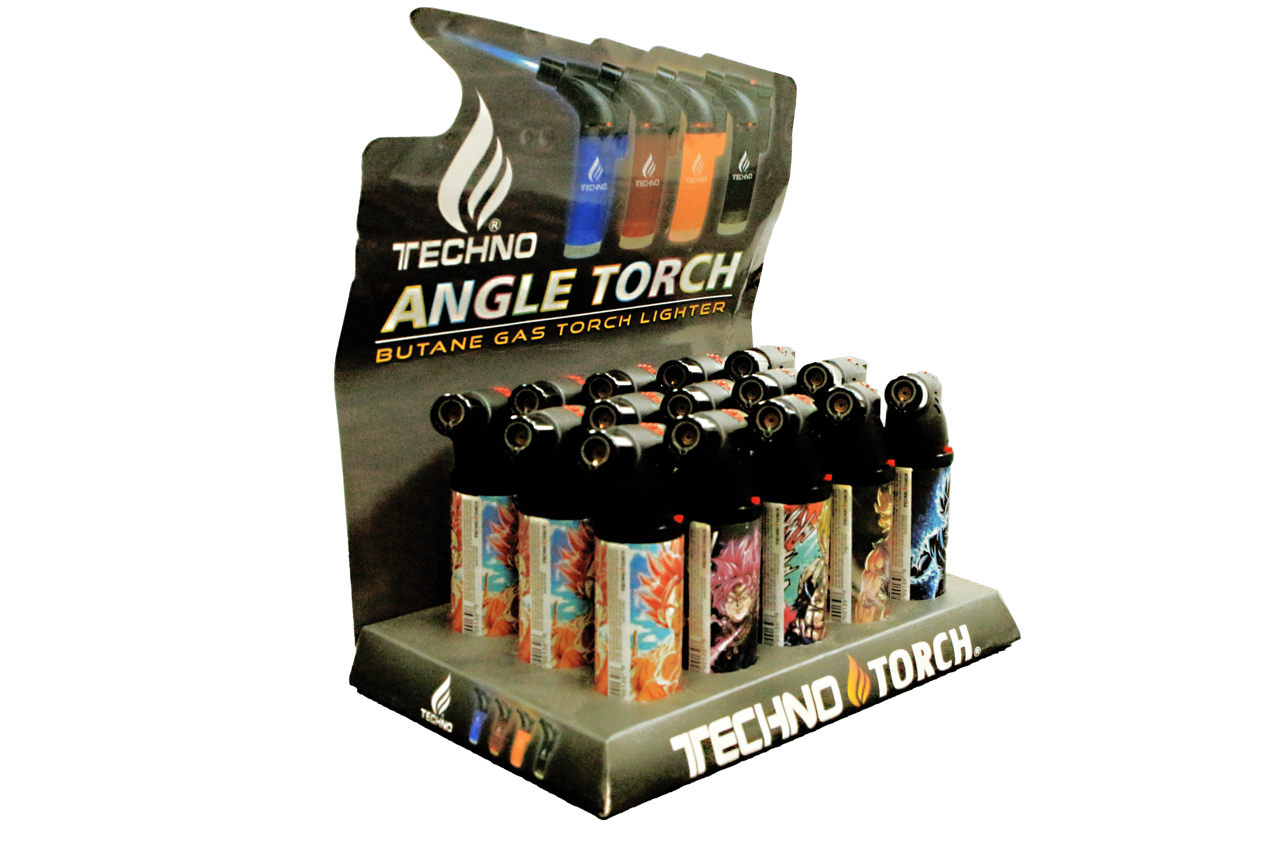 00139-GKHC Angle Regular Torch Lighters - (15 Count) Anime Dragon Ballz Action - Image 3