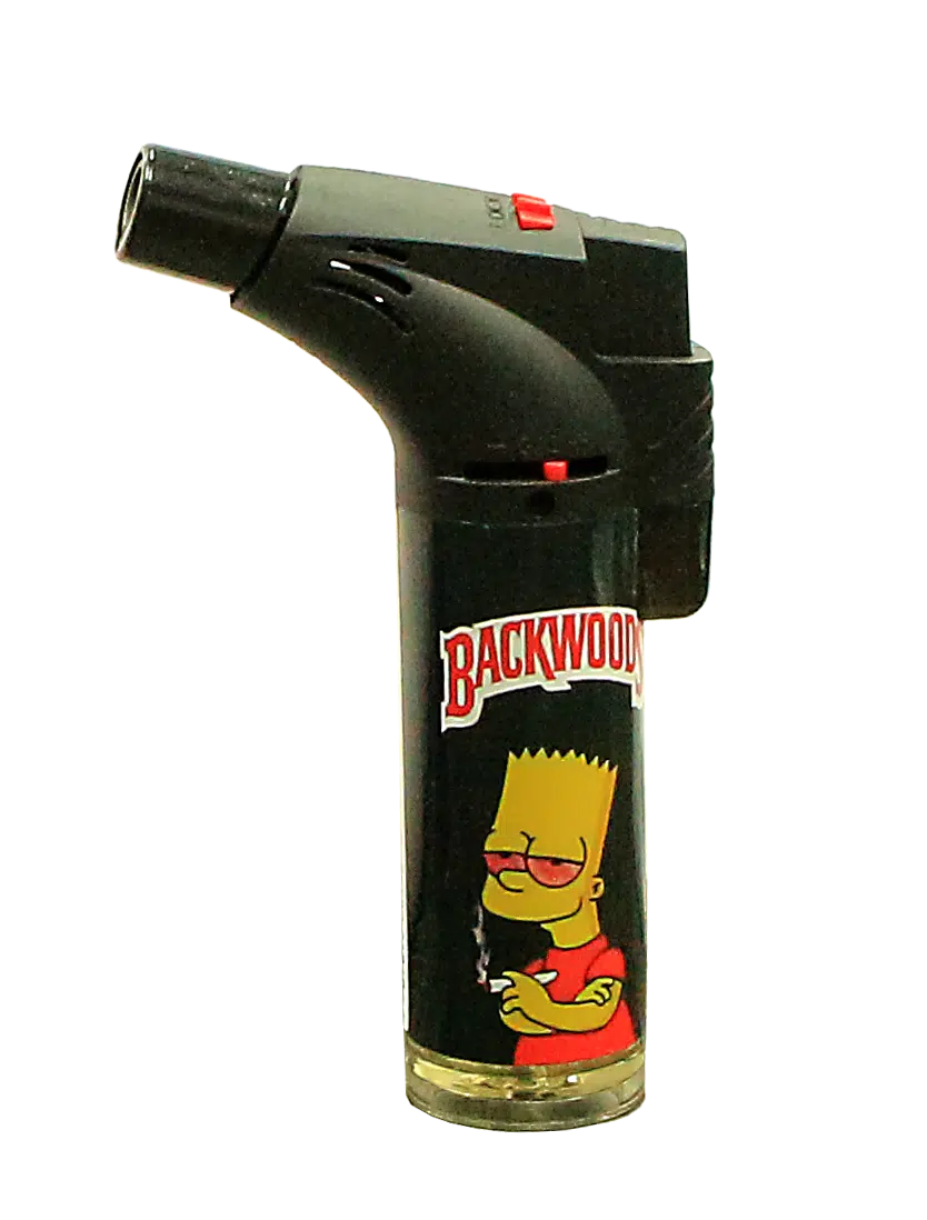 00139-SI1 Angle Regular Torch Lighters - (15 Count) Backwoods Bart Simpson - Image 6