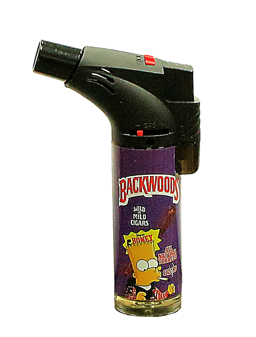 00139-SI1 Angle Regular Torch Lighters - (15 Count) Backwoods Bart Simpson - Image 8