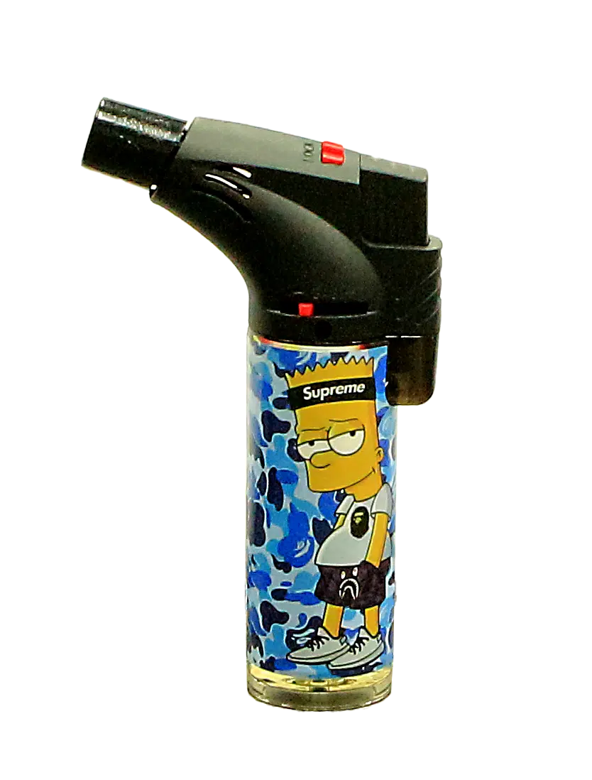 00139-SPSI Angle Regular Torch Lighters - (15 Count) Supreme Bart Simpson - Image 5
