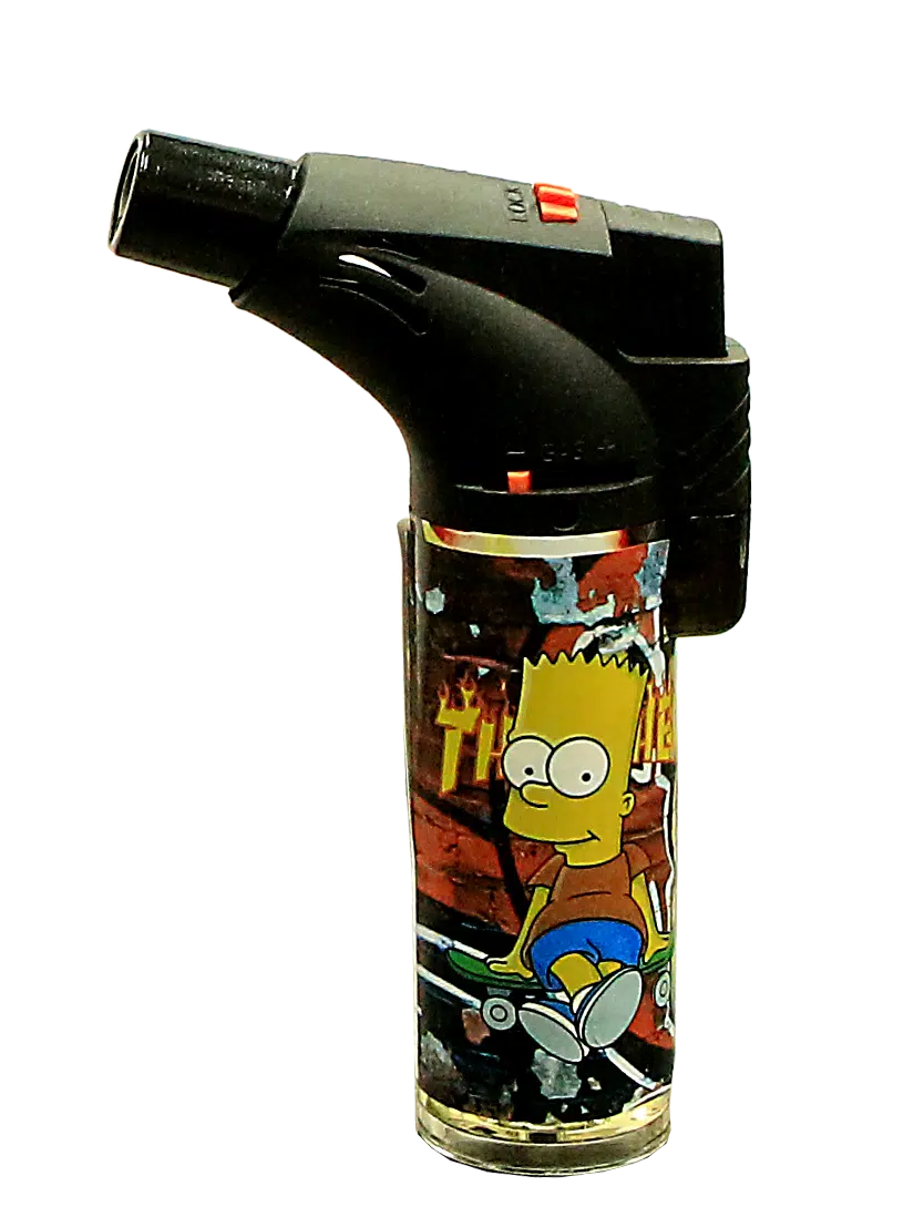 00139-THSI1 Angle Regular Torch Lighters - (15 Count) Bart Simpson THR - Image 8