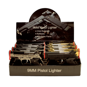 09072-3 9MM Pistol Lighter Beretta M92G - (12 Count)