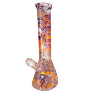 14WP005 - 14-Inch Borosilicate Glass Beaker Water Pipe (Anime Naruto)