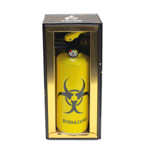 19020-BHY Yellow Biohazard – 8.5" Fire Extinguisher Torch Lighter in Gift Box