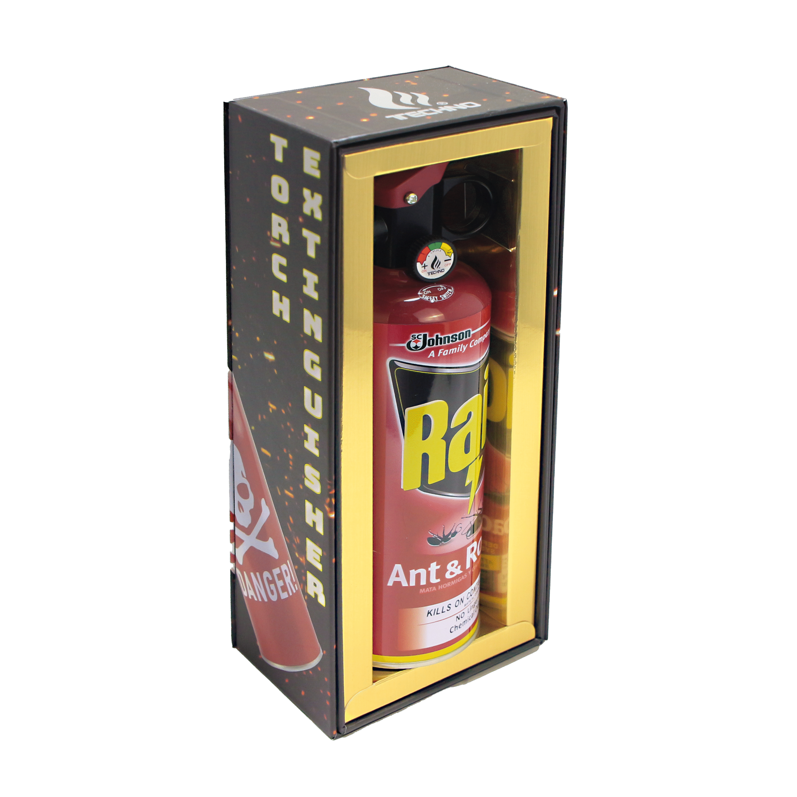 19020-RAID Raid – 8.5" Fire Extinguisher Torch Lighter in Gift Box - Image 3