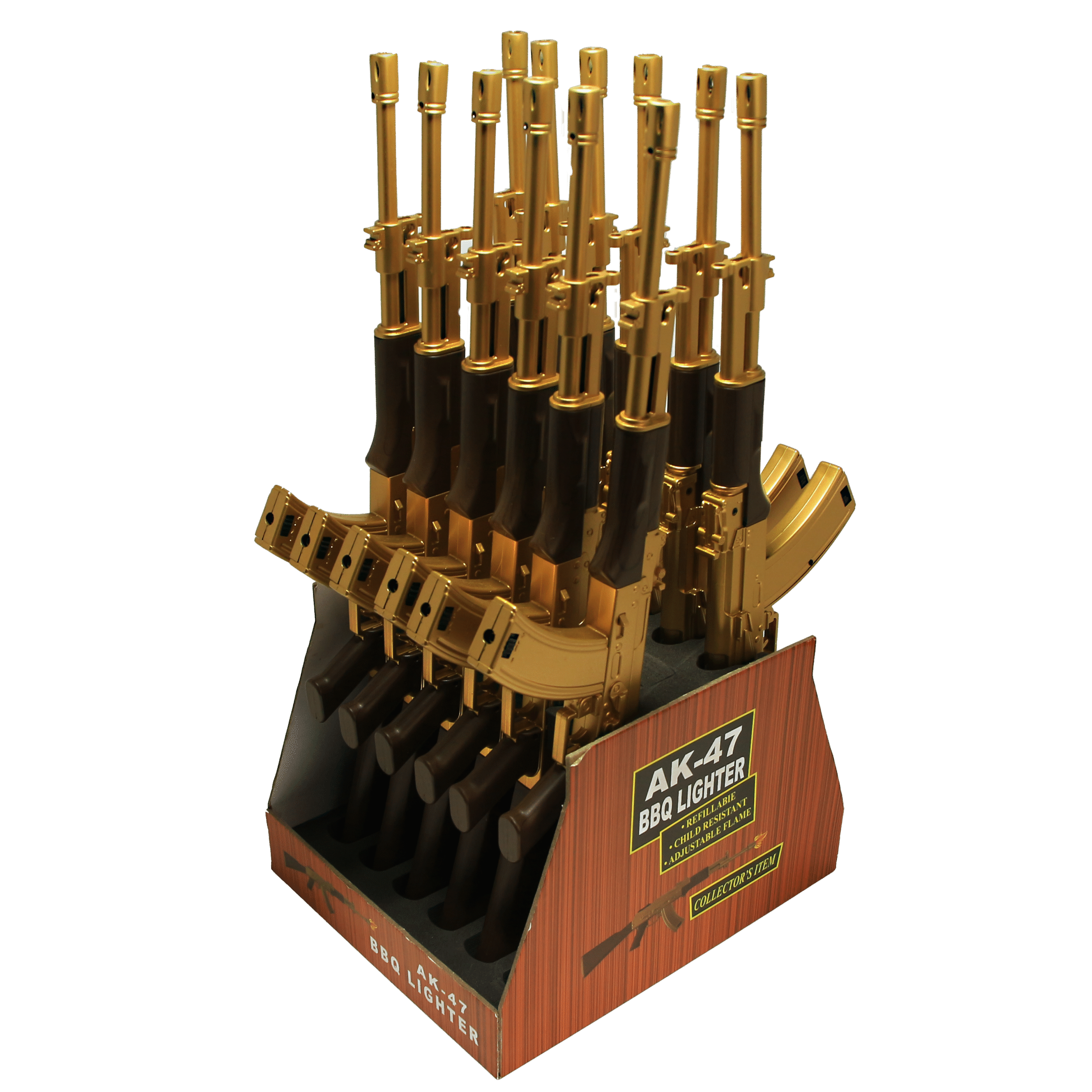 21064 AK47 BBQ Lighter - (12 Count) - Image 2