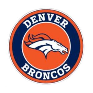 3D3DK007 Denver Broncos Sticker