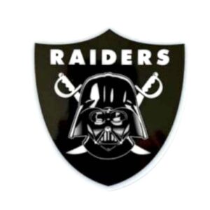 3D3DK008 Los Angeles Raiders Sticker