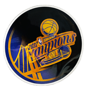 3D3DK010 Golden State Warriors Champions Sticker