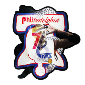 3D3DK023 Philadelphia 76ers Sticker