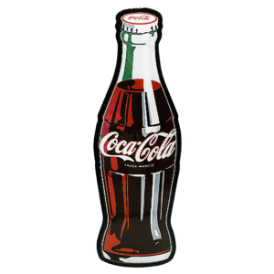 3D3DK030 Coca Cola Bottle Sticker
