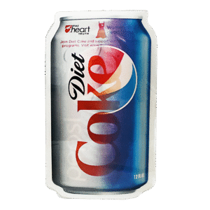 3D3DK033 Pepsi - Diet Coke Can Sticker