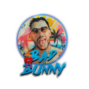 3D3DK039 Bad Bunny South Beach Sticker