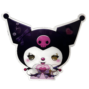3D3DK083 My Melody Kuromi Sticker