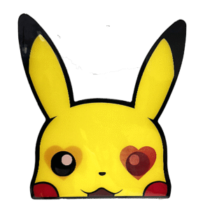 3D3DK092 Pokemon Pikachu Face Sticker