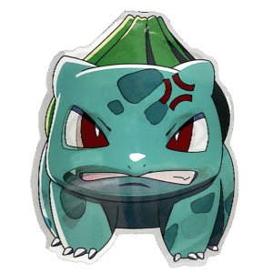 3D3DK094 Pokemon Bulbasaur Sticker