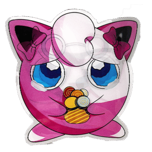 3D3DK098 Pokemon Jigglypuff Sticker