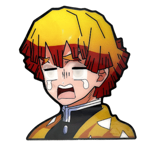 3D3DK112 Kimetsu no Yaiba Zenitsu Agatsuma Face Sticker