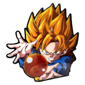 3D3DK132 Anime Dragon Ball Z Goku Sticker