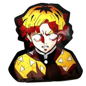 3D3DK143 Anime Demon Slayer Zenitsu Agatsuma Sticker