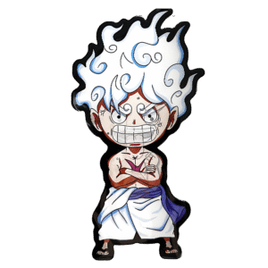 3D3DK144 Anime One Piece Luffy Gear Sticker