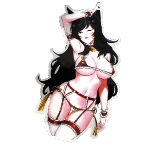 3D3DK159 Anime XXX Furry Kawaii Sticker