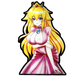 3D3DK170 Anime XXX Princess Peach Sticker