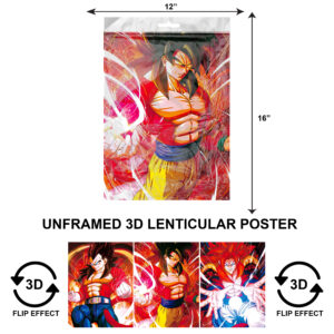3DPNF-093 Anime - Dragon Ballz Goku Power UnFramed Poster
