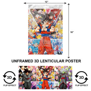 3DPNF-097 Anime - Dragon Ballz Goku The Destroyer UnFramed Poster