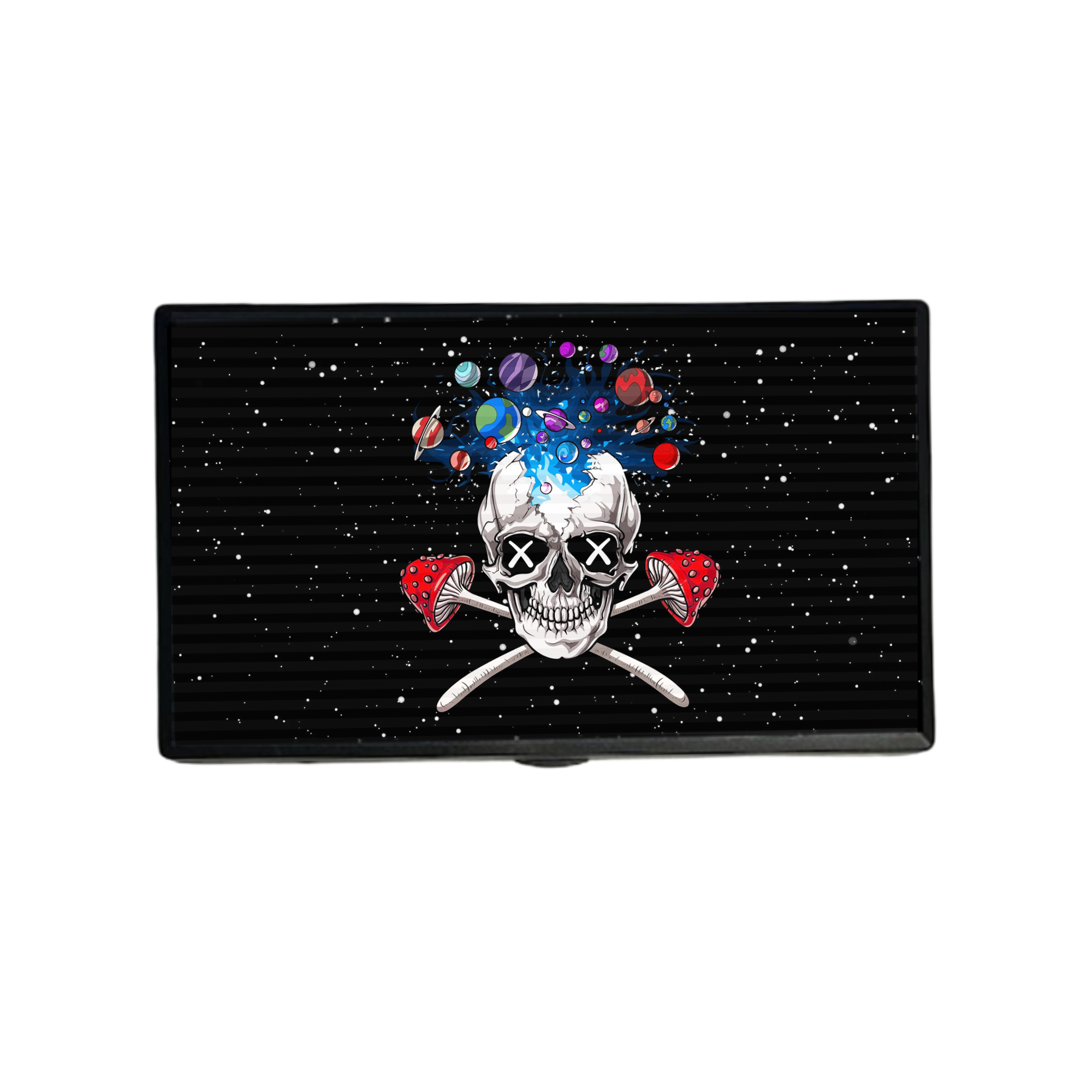 M3DS-003 Get Lost Mini 3D Digital Scale – 3D Flip Effect – Blue Skull