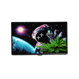 M3DS-009 Get Lost Mini 3D Digital Scale - 3D Flip Effect - Astronaut Grabbing Weed