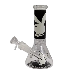 8IB012 - 8-Inch Borosilicate Glass Beaker Water Pipe (Playboy)