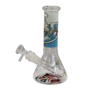 8IB013 - 8-Inch Borosilicate Glass Beaker Water Pipe (Sneaker Shoes)
