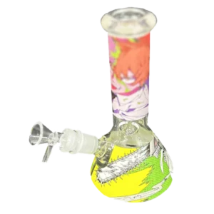 8IB019 - 8-Inch Borosilicate Glass Beaker Water Pipe (Anime Chain Saw Man)
