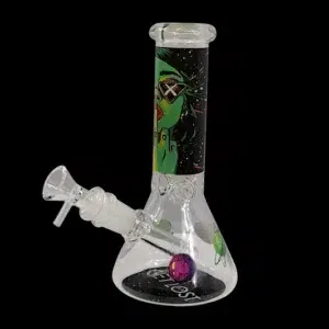 BKR-8IN-001 - 8 Inch Beaker (Get Lost Green Lost Girl)