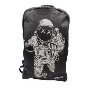 BP-SL-007 Premium Saffiano Smell Proof Backpack (Get Lost Astronaut)